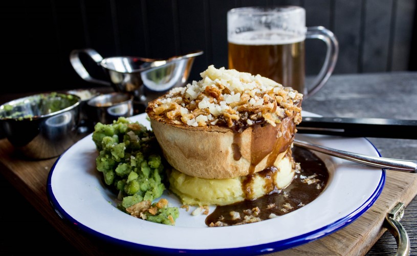 Pie and mash at Pieminister